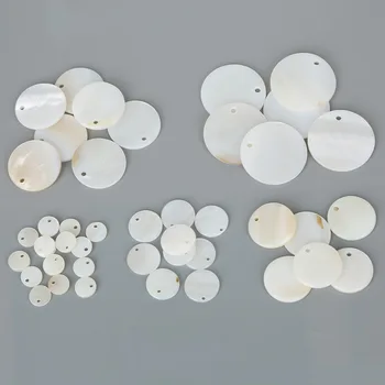 Nové Arrvial Prírodná Biela Shell Perly Kúzlo Prívesky Pre Náušnice Šperky Čo DIY Módne Šperky Príslušenstvo