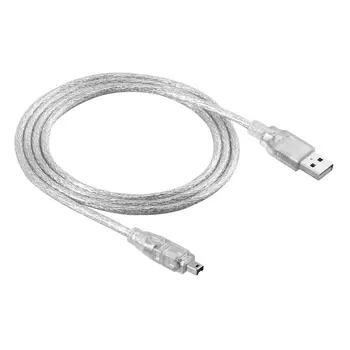 1,2 m USB 2.0 Male Firewire iEEE 1394 4 Pin Samec iLink Kábel Adaptéra Veľkoobchod