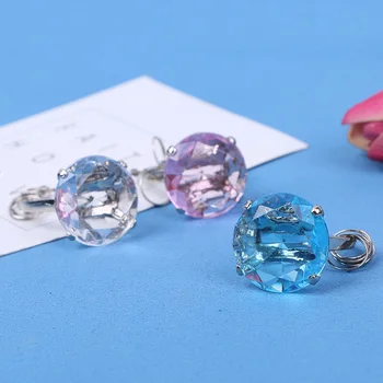 1 Ks Diamond Crystal Keychain Svadobné Zapojenie Valentínske Crystal Krúžok Na Vianočný Večierok Láskavosti Slávnostné Strana Dodávky