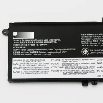 15.36 V 69WH Skutočné L18M4PF1 Notebook Batéria Pre Lenovo Yoga C940-15 C940-15IRH 81TE S740-15IRH Prenosného Počítača