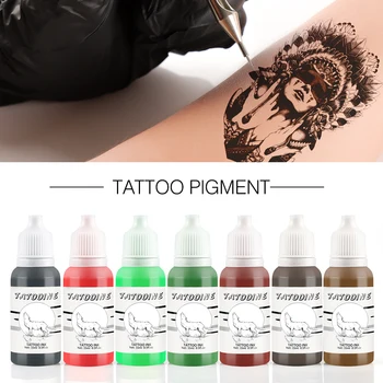15ml Prírodných Rastlinných Tetovanie, Pigmentové Trvalý make-up, Tetovanie Atrament Pigmentu Na Tele Profesionálne Kozmetické potreby pre maliarov nové
