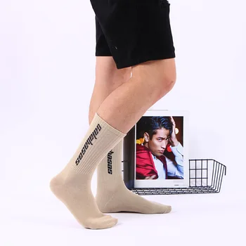 2018 hip hop Príliv značky písmená Harajuku calabasas ponožky Trendy mužov, ženy, neutrálne, na ulici dlhé ponožky unisex calabasas Calcetines