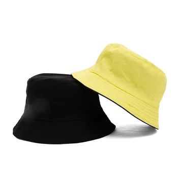 2019 pevné obojstranný Vedierko Hat Rybár vonkajšie cestovné klobúk Slnko Spp Čiapky pre Mužov a Ženy 282