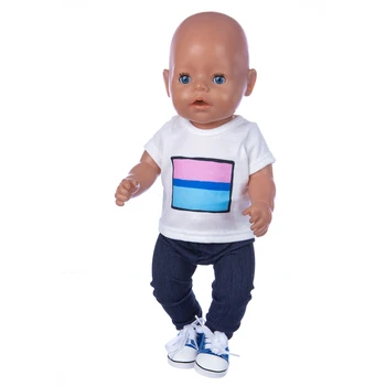 2021 Vyhovovali Doll Oblečenie vhodné 17 palcové 43 cm Bábiky Oblečenie Narodené Dieťa Oblek Pre Dieťa Narodeniny Fistival Darček