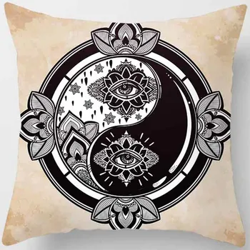 2022 Nové Mandala Tajomné Retro Náboženské Jogy Symbol Vankúš Domáce Dekorácie Gauči Cojines Decorativos Para Sofá Poduszka
