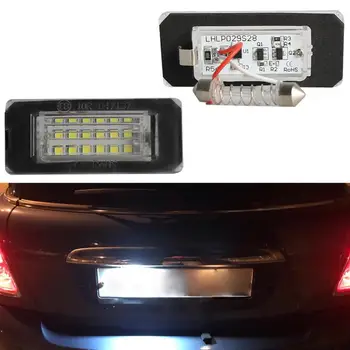 2ks LED Číslo špz Svetlo Žiadna Chyba špz Svetlo Lampy pre BMW Mini Cooper R56 R57 R58 označenie špecifického rizika r59 2006 - 2012
