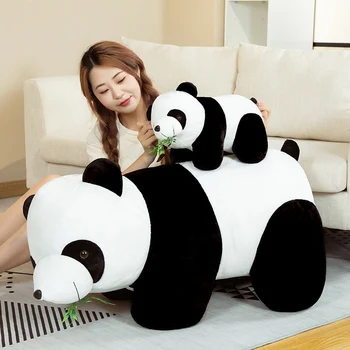 30-70 CM Roztomilý Big Giant Panda Bear Plyšové plyšáka Bábika Zvieratá Hračka Vankúš Cartoon Kawaii Dievčatá Bábiky Milenca Dary