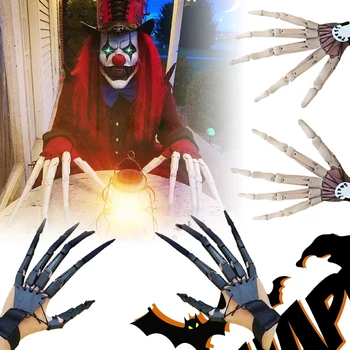 3D Vytlačené Halloween Kĺbové Prsty Horor Ghost Pazúr Hnuteľného Prst DIY Halloween Dekorácie, Rekvizity Gotický Party Decor
