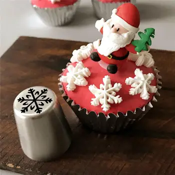 4pcs/veľa ruskej Tulipán Námrazy Potrubia Tryska Cake Decoration Krém Tipy DIY Tortu Pečenie Nástroj Cupcake Vianočné Pečivo Trysky