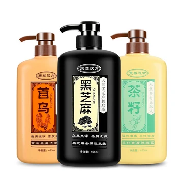 625ML Prírodnej Čínskej Medicíne Extrakt Proti Lupinám Šampón na Čistenie Oleja Kontrola Anti vypadávanie Vlasov, Svrbenie Profesionálnu Starostlivosť o Vlasy