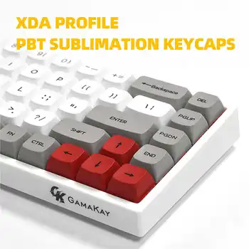 68 Kľúče TK68 Mechanical Gaming Keyboard Triple Režime bluetooth 2.4 G Typ-c Gateron Prepínač ASA/XDA Profil PBT Keycaps Hotswap