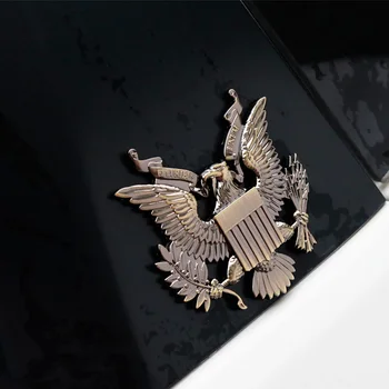 AMERICKÝ Prezident Odznak Auto Nálepky 3D Kovov, Automobilový Znak Palivovej Nádrže Kufra Auta zadných dverí Motocyklové Príslušenstvo Styling