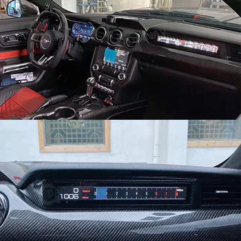 Android LCD Displej autorádia Multimediálny Displej Hostiteľa Pre Ford Mustang 2016 -2021 Co-pilot Pretekárske Auto Nástroj Panel