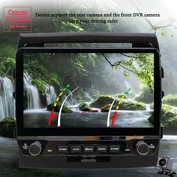 Auto Android DVD Prehrávač Pre Toyota Land Cruiser LC200 V8 Pre Lexus LX570 2007~VXR GXR Rádio GPS Navigácie 2 din Vedúci Jednotky