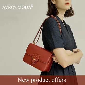 AVRO je MODA Značky Módne Kabelky Pre Ženy Originálne Kožené Tašky cez Rameno Dámske Luxusné Dizajnér Crossbody Klapka Námestie Tote Bag