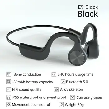Bluetooth 5.0 Slúchadlá Kostné Vedenie Slúchadlá Nepremokavé Sweatproof Športové Headset 6-8 Hodín Životnosti Batérie pre Xiao Huawei