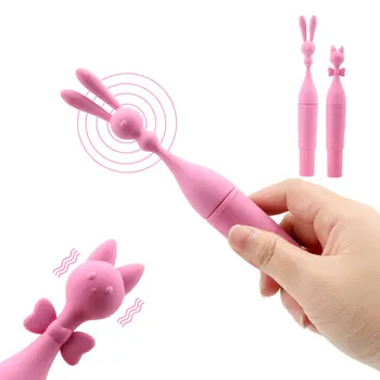 Bradavky Masér Lízať Klitorisu Pošvy Stimulátor Orgazmus Upozorňuje Palice G-Spot Vibrátor Rabbit Vibrátor Sexuálne Hračky pre Ženy