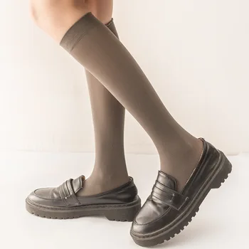 Jeseca Candy Farby dámske Pančuchy Lolita Japonský Kawaii Kolená Vysoké Ponožky pre Ženy, Dievčatá Silikónový protišmykový Roztomilý Dlhé Ponožky