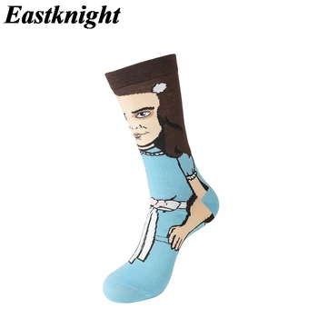 K2082 Osobné Horor Film Znak Tlače Ponožky Módne Vtipné Novinky, Cartoon Muži Ženy Ponožku Pohodlie Šťastný Bavlnené Ponožky
