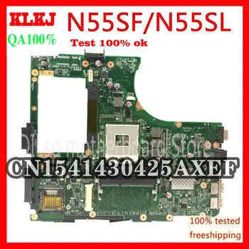 KLKJ N55SF Doske Pre ASUS N55S N55SF N55SL Notebook Doske HM65 REV.2,0 Test Pracovať Originálne Na Sklade