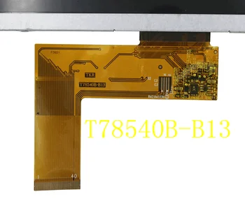 Kompatibilné náhradné 40 pin 7 palcový navigator E cestnej hd-X9 x10 t78540b-b13 LCD displej s dotykovým displejom (nie originál)