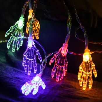 Led Halloween vonkajšie nádvorie dekoratívne string svetiel 1m 10led