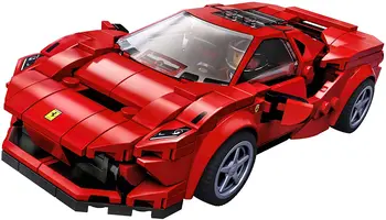 LEGO Rýchlosť Majstrov 76895 Ferrari F8 Tributo autíčka pre Deti, Stavebných Kit, Predstavovať Minifigure (275 Ks) Narodeninám Hračky