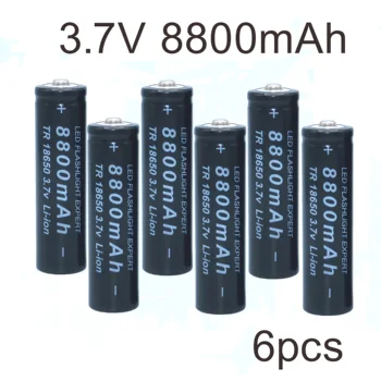 Li-ion 18650 baterias de litio linterna recargable.3.7 v. 18650 de.8800mah para lalinterna cargador.USB. Rýchly a stabilný nabíjanie.