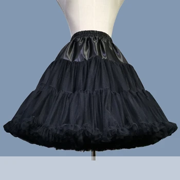 Lolita Cosplay Spodničky Lady Dievčatá Underskirt pre Strany Biela Čierna Tanec Balet Tutu Sukne Víla Princezná Oblečenie