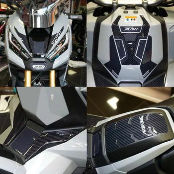 Motocykel Nálepky Palivovej Nádrže Pad 3D Rybie Kosti Obtlačky moto Palivovej Nádrže Ochrana Nádrže Nálepka Pre HONDA X-ADV 750 2021 XADV 750