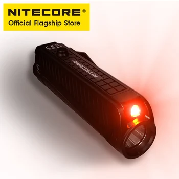 NITECORE P18 Dual Svetlo LED baterka Zdroj Odlievanie 1800 Lumenov Ultra-svetlý Tichý Pomocné Červené Svetlo Taktická Baterka