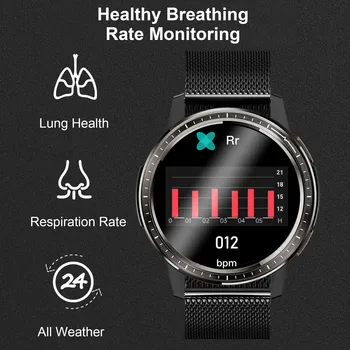 Nové Smartwatch Mužov Šport EKG Monitorovania Zdravia Srdcovej frekvencie Kyslíka v Krvi, Telesnej Teploty Nepremokavé Smart Hodinky Pre Android IOS