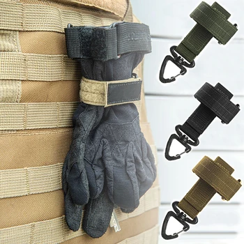 Nové viacúčelové nylon rukavice visí pracky lano skladovanie pracky vonkajšie armády ventilátor rukavice karabína anti-stratené potreby na kempovanie skladovanie kravatu