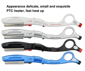 Nové Vlasy Nožnicový Hairate Ultrazvukové Hot Hlásenie s Žiletky pre ostrihať & Styling Zabrániť štiepeniu Holič nôž
