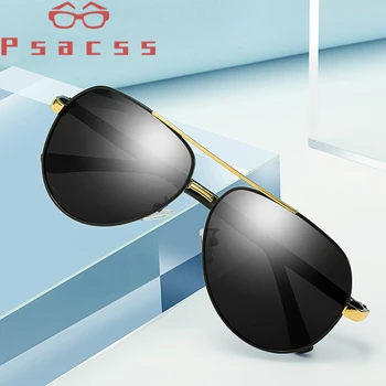 Psacss Polarizované slnečné Okuliare Pilot Mužov Značky Vintage Dizajnér Kvalitné Slnečné Okuliare Jazdy Rybárske gafas de sol hombre -210