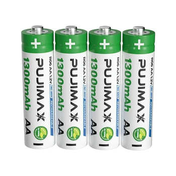 PUJIMAX AAA Dobiť Batérie AA S Nabíjačku Nastaviť 8 Zásuviek S Kábla 1.2 V Lectronic Príslušenstvo Batérií