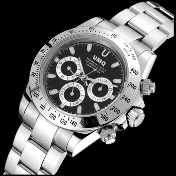 Pánske automatické mechanické hodinky keramické hodinky prsteň, hodinky krúžok sa môže otáčať, super svetlé. GMT. Pánske vysoko kvalitné aaa hodinky