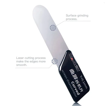 Qianli 0,1 mm Tenké Rozoberať Kartu Ultra Tenké Vypáčte Spudger Otváracie Nástroj pre Samsung, iPhone, iPad Zakrivené Obrazovke
