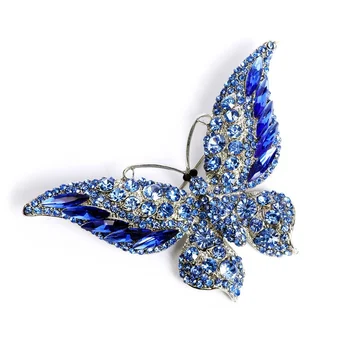 Ručne Vyrobené Vintage Nový Crystal Veľký Motýľ Brošňa Módne Zvierat, Hmyzu Lady Brošňa Motýľ Brošňa Pre Ženy