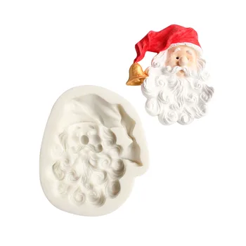 Santa Claus Silikónové Formy DIY Fudge Čokoláda Plesní, Kuchynské Doplnky, Dekorácie Pečenie Príslušenstvo Zariadenia