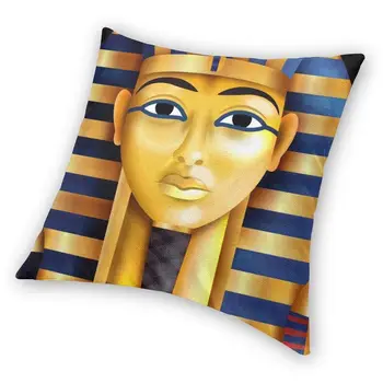Staroveký Egypt Faraóna King Tut Vankúš 40x40 Dekorácie 3D Tlač Egyptský Hodiť Vankúš na Gauč obojstranné