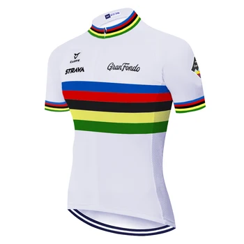 Strava ropa ciclismo hombre verano 2020 lete rýchle suché priedušná krátky rukáv cyklistika dres rýchle suché cyklistické tričko
