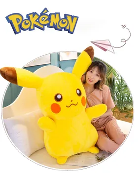 Takara Tomy Pikachu Plyšové Hračky, Plyšové Hračky Film Pikachu Anime Bábiky Japonsko Narodeniny, Vianočné Darčeky Pre Deti Tomy Pokemon