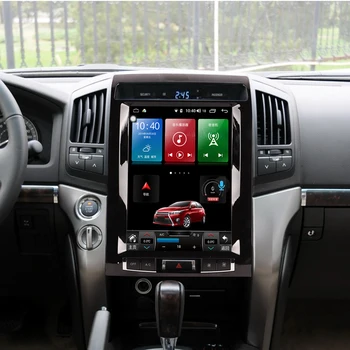 Tokesla Pre Toyota Land Cruiser Android Auto Rádio Multimediálny Prehrávač Tesla Video 2 Din DVD Automotivo Gps Navigácie Dotykový Displej