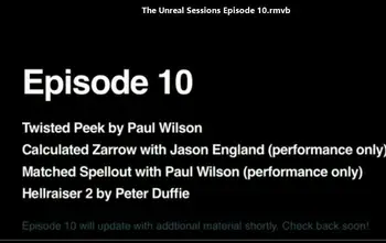 Unreal Relácií, 1 - 10 - Paul Wilson Magické triky