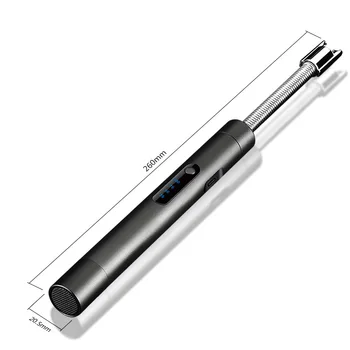USB Kuchyňa Ľahší Typ-C Nabíjateľná Batéria Sviečka, Plynový Sporák 360 Stupňov pre Hadicu na Cigaretový Zapaľovač Usb Zapaľovač
