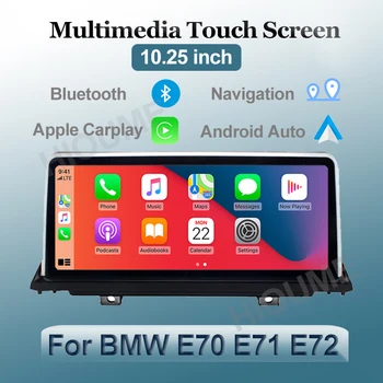 Wrieless Apple CarPlay Android Auto Auto Multimediálne Pre BMW X5/X6 E70 E71(2007-) Vedúci Jednotky Zadná Kamera, IOS IPhone