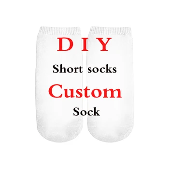 YX DIEVČA 3D Tlač DIY Vlastný Dizajn Ženy Ponožky Módny štýl ponožka Drop Shipping Veľkoobchodníci Dodávateľov Pre Drop Užívateľ
